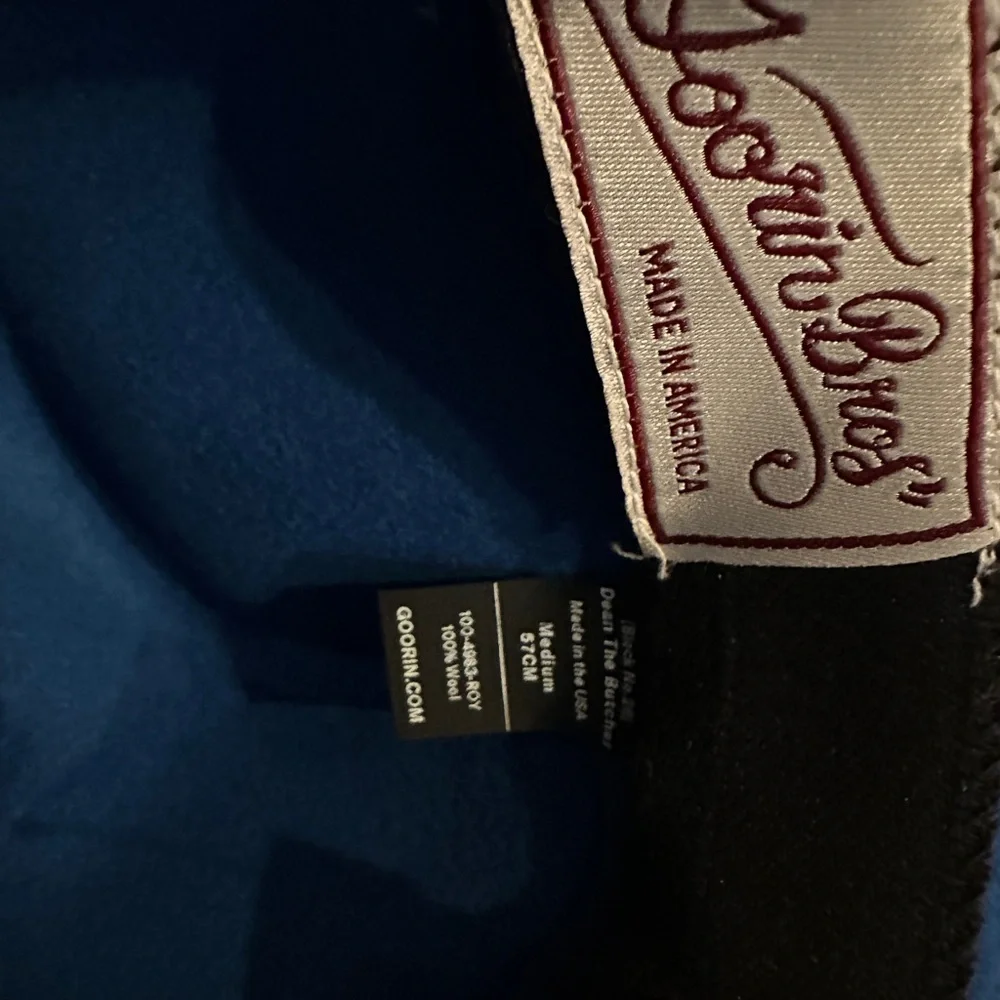 Goorin Bros Royal Blue Fedora “Dean the Butcher”Hat - Picture 8 of 10